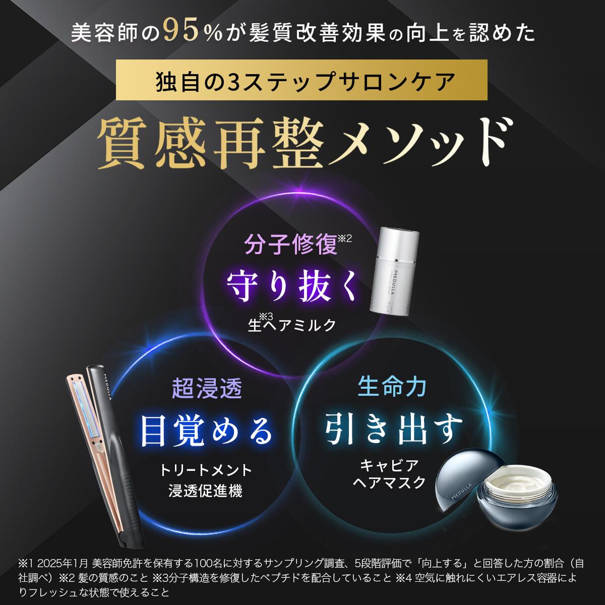 楽天市場】【期間限定20％OFF】 メデュラ 瞬感髪質改善セット 《選べる