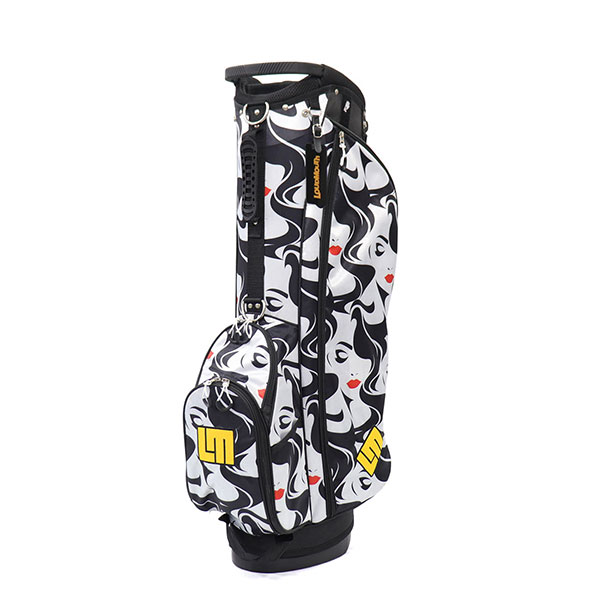 ラウドマウス スカルデザイン ゴルフバッグ ほぼ新品 ヘッドカバー