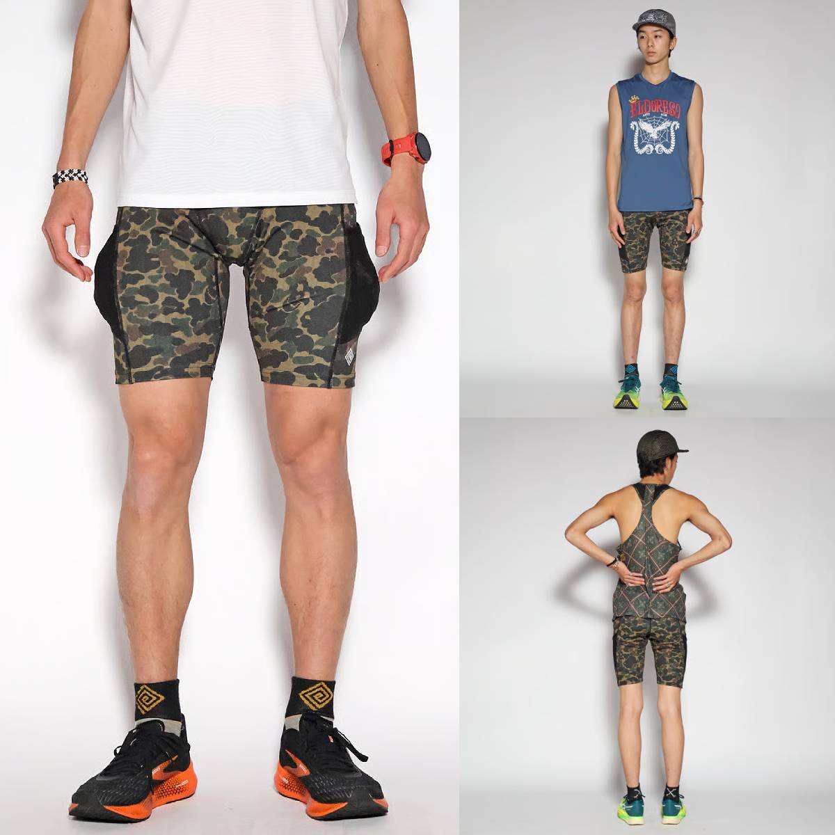 楽天市場】エルドレッソ ELDORESO パトリック ミドルスパッツ メンズ