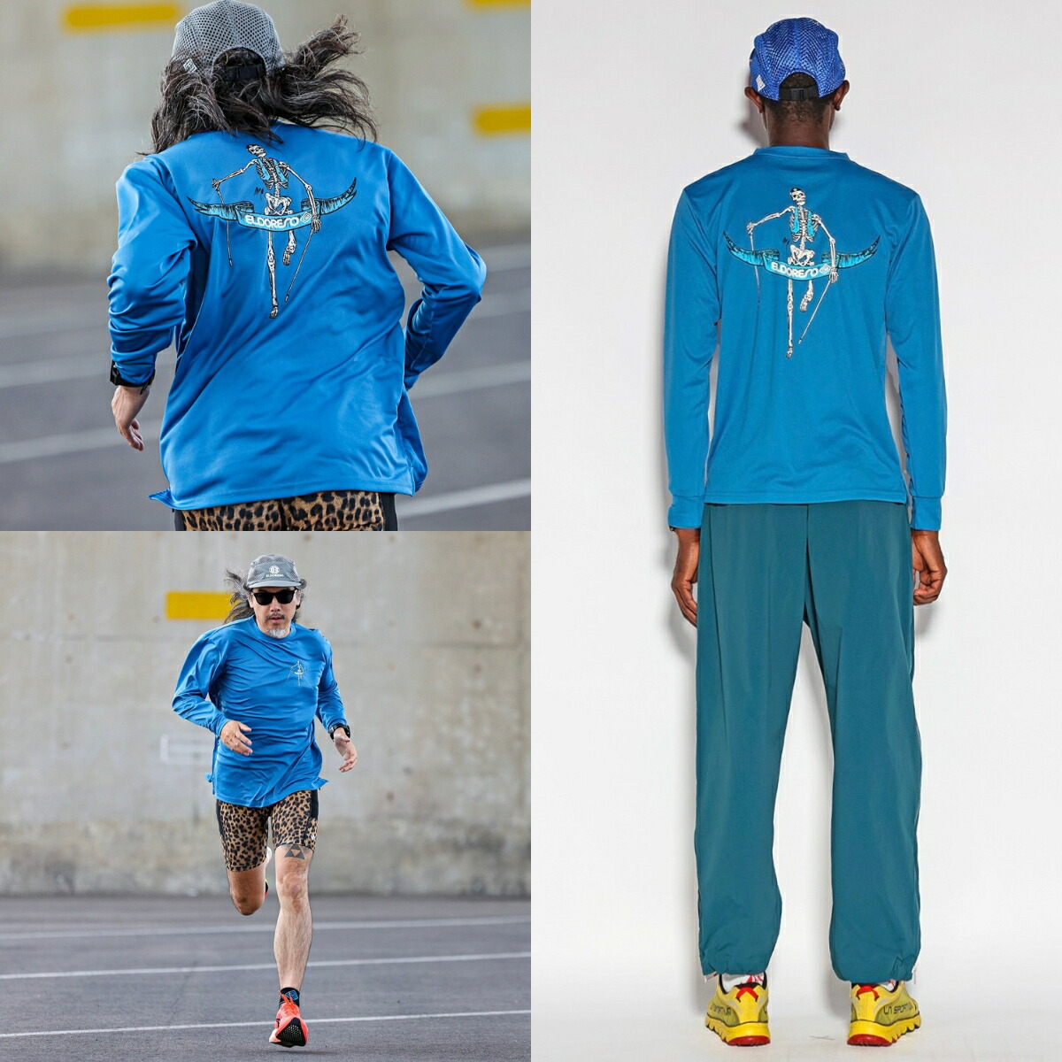 楽天市場】エルドレッソ ELDORESO Boneman Long Tee ボーンマンロングT