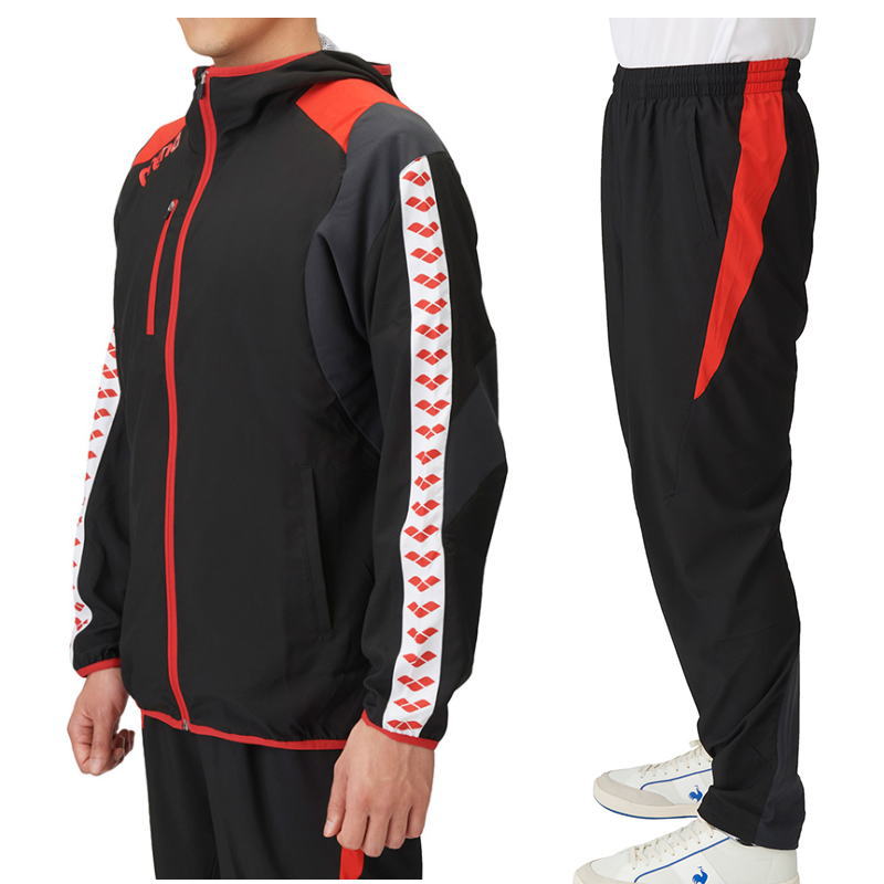 楽天市場】アリーナ ジャージ 上下 メンズ クロスジャージ 水泳