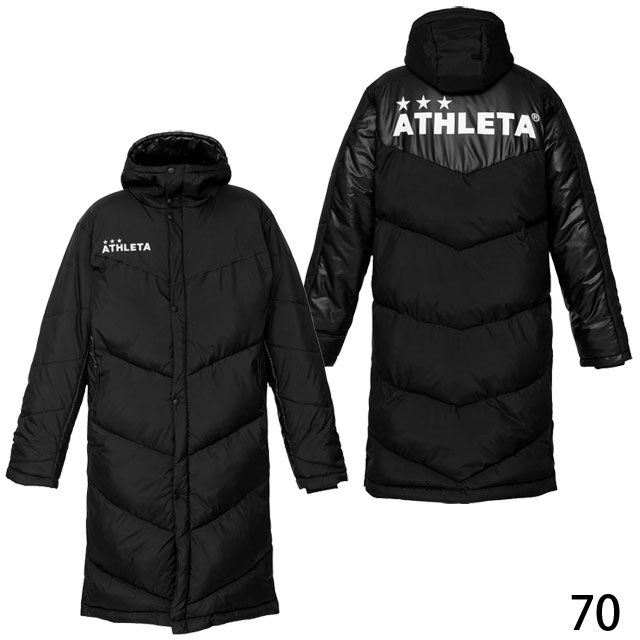 楽天市場】アスレタ ロングコート ダウンコート サッカー フットサル