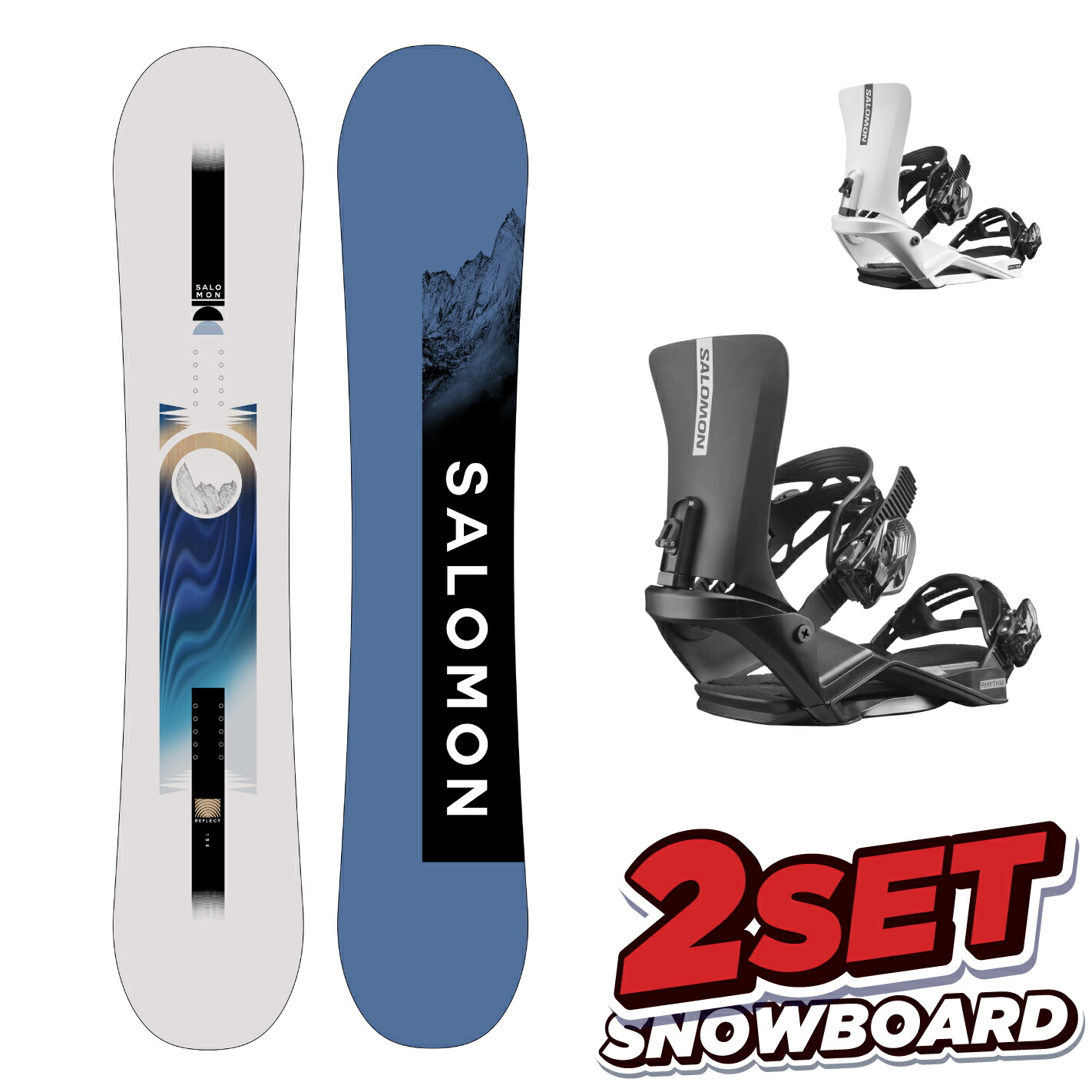 Salomonスノーボード118cm ×Unionビンディング 子供用セット SALOMON