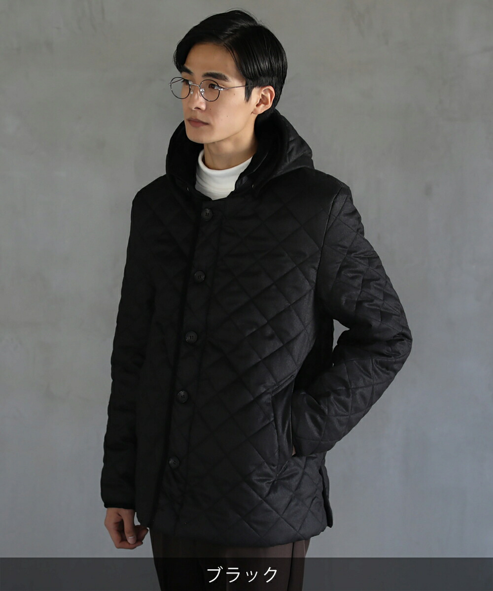 楽天市場】キルティング ジャケット メンズ キルティングコート