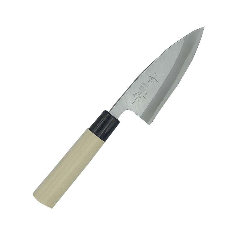 楽天市場】守勝 #230216 小出刃包丁(Y-105) 刃渡り105mm 片刃 日本鋼