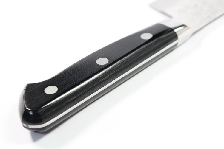 楽天市場】高村刃物 V10鋼 スペシャル 槌目 三徳包丁 170mm 口金付包丁