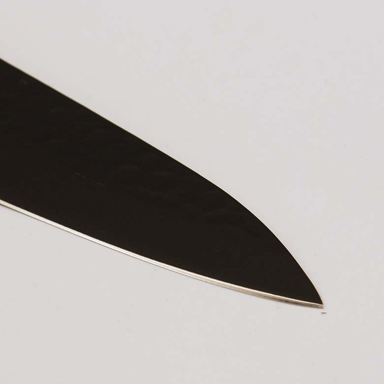 楽天市場】堺孝行 黒影 V金10号 鎚目 黒フッ素加工 和牛刀 210 mm日本