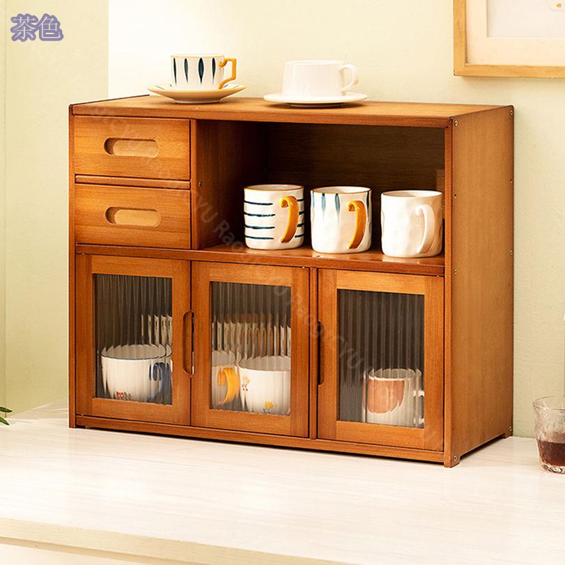 楽天市場】1000円OFFクーポン 収納キャビネット ミニ食器棚 大容量