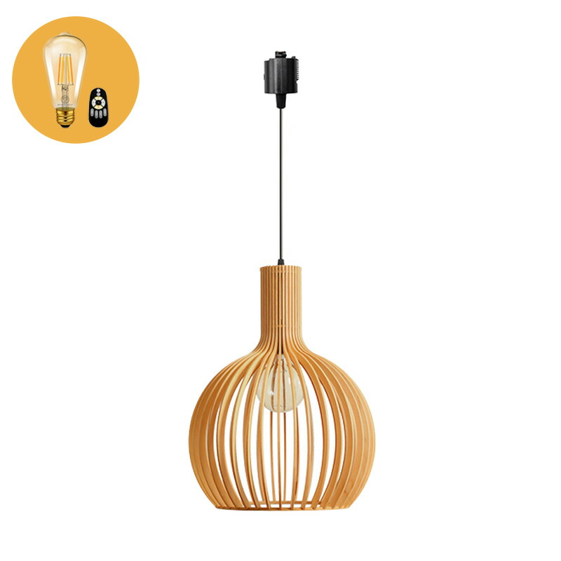 楽天市場】【レビュー特典付】木製ペンダントライト 木 和風