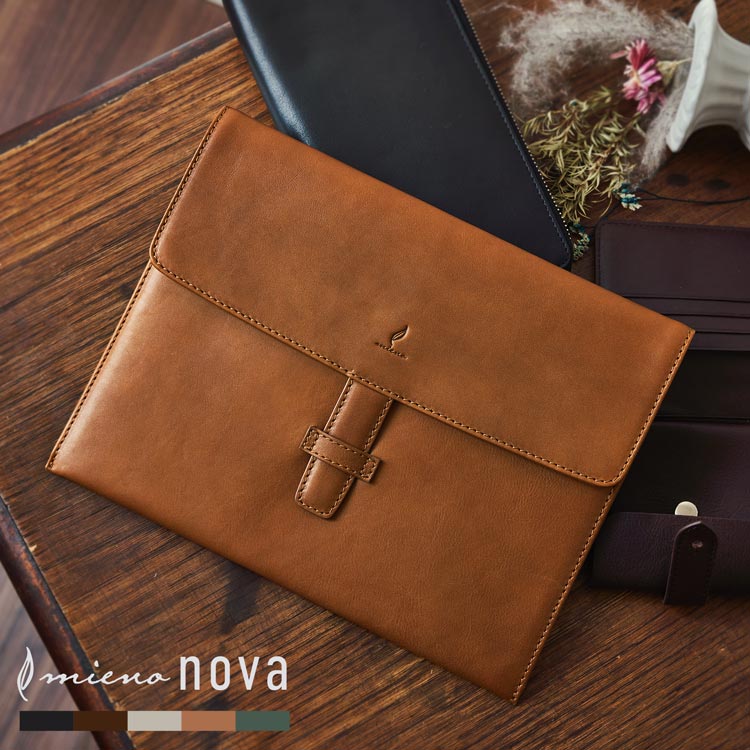 楽天市場】牛革 タブレット ケース mieno ブランド Ipad スリーブ