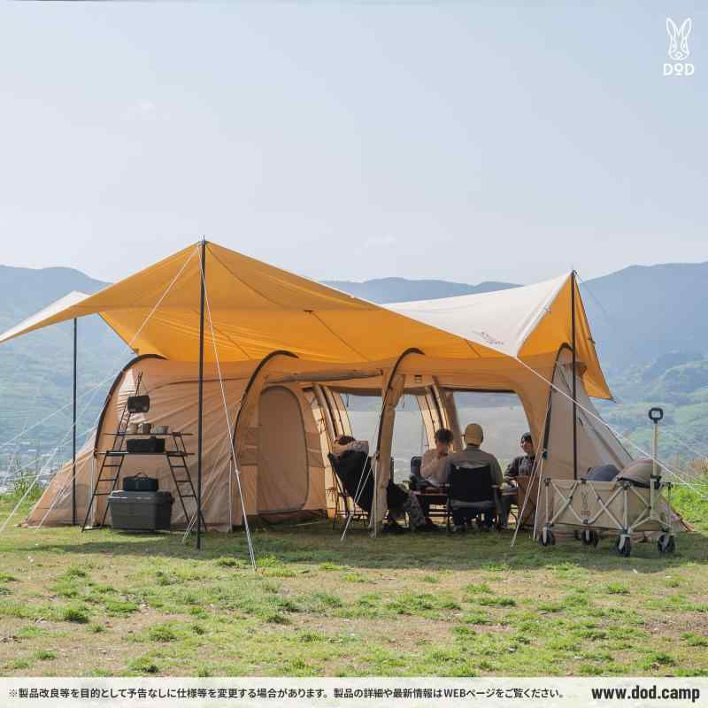 楽天市場】DOD(ディーオーディー) カマボコテント3M【4～5人用】 2