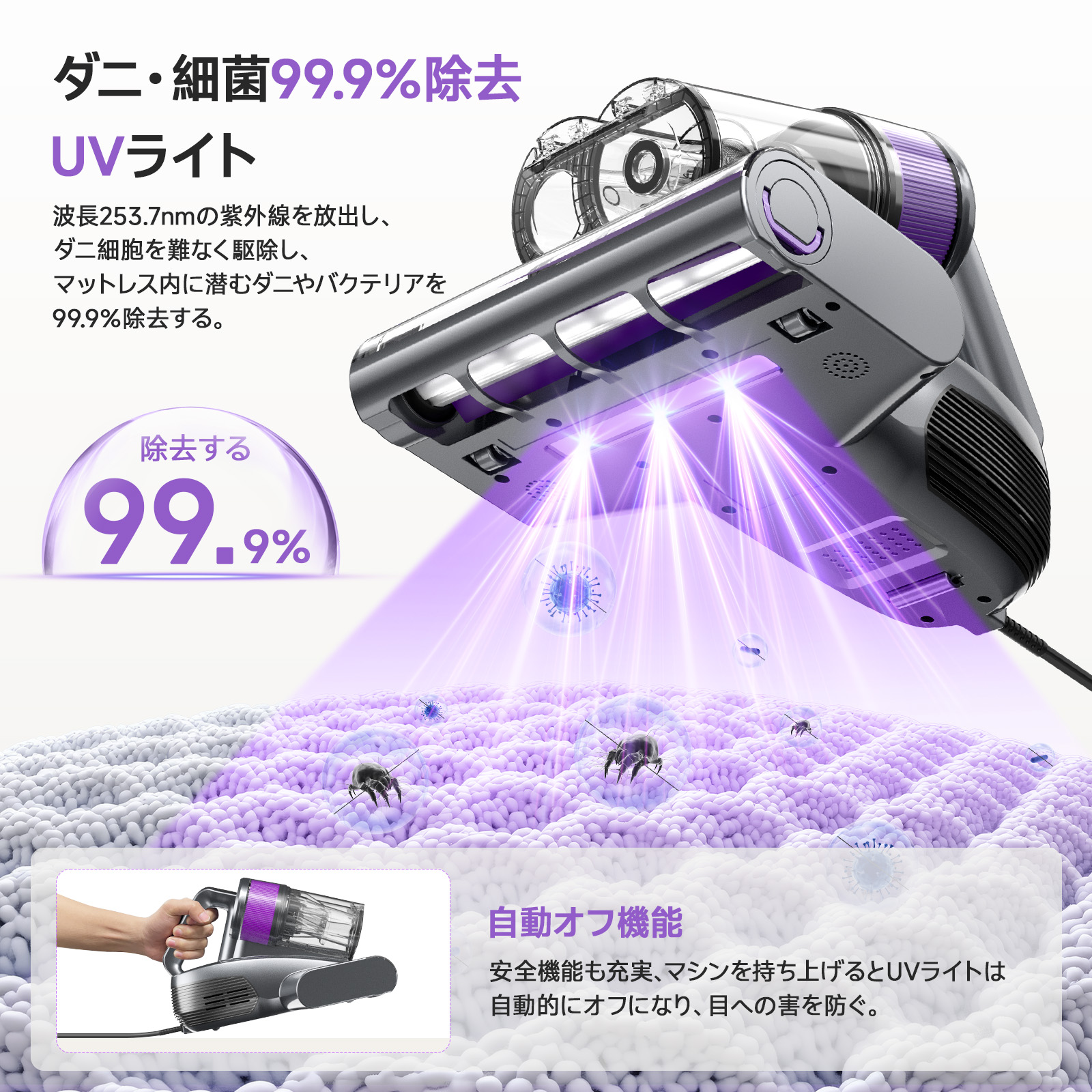 楽天市場】＜温風機能搭載＞ 布団クリーナー 16,000Paの吸引力 布団