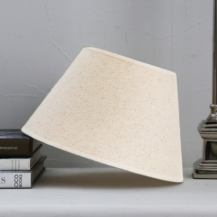 楽天市場】シェード リネン アイボリー 25cm QUAINT&QUALITY // ランプ