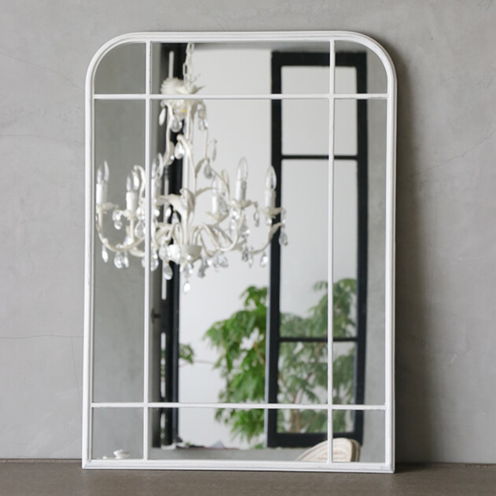 楽天市場】アイアンウィンドウミラーMaximサンディホワイト // 鏡