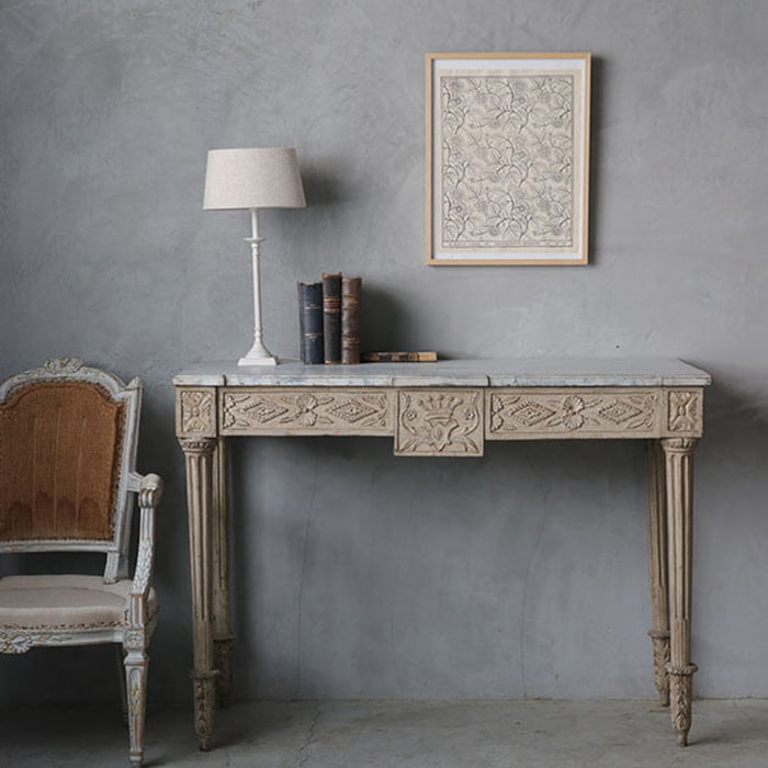 サラグレース　フレンチシャビーシックデスク　アンティークスタイル　コンソール デスク 机｜青山表参道の人気インテリアショップ フランス、北欧など