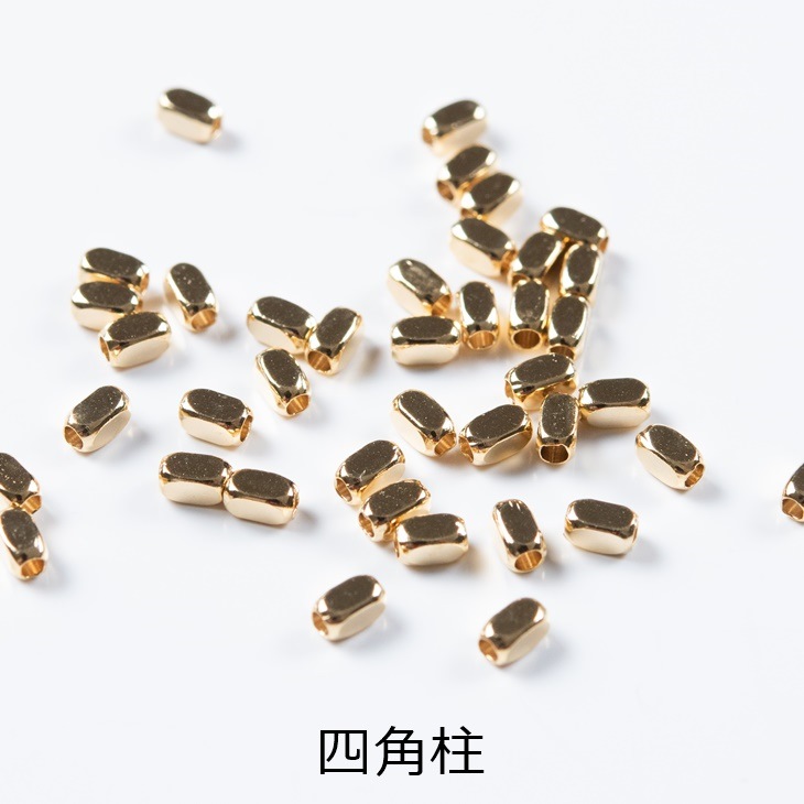 楽天市場】スペーサー 少量 本金メッキ ゴールド 真鍮 ビーズパーツ