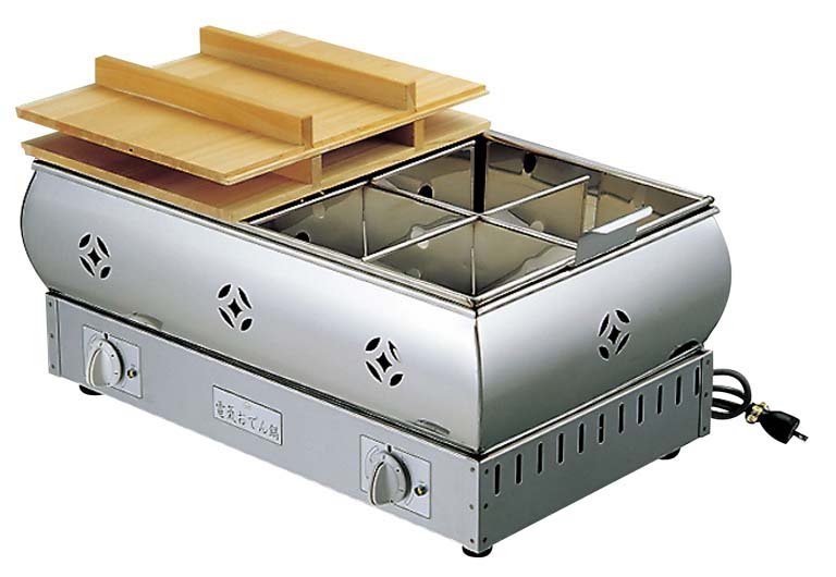 楽天市場】おでん鍋 電気タイプ【8寸：4ツ仕切 容量8L】【外寸