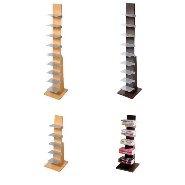 楽天市場】【送料無料】オークス ブックタワーロータイプ L54NA