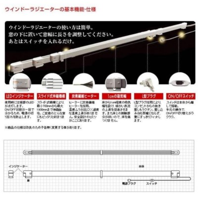 楽天市場】ウインドーラジエーター グレー/ステンカラー 120〜190cm