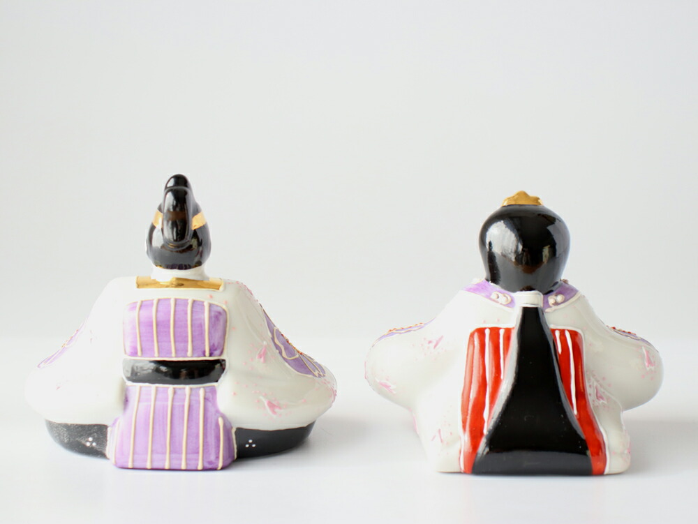 楽天市場】九谷焼 3号雛人形 花むらさき【 桃の節句 雛人形 雛飾り