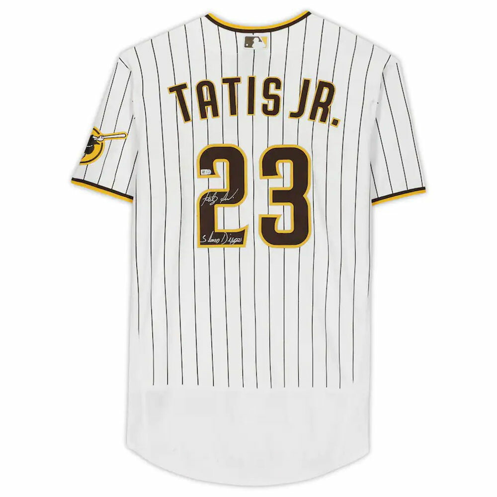 楽天市場】MLB タティスJr. パドレス ユニフォーム オーセンティック