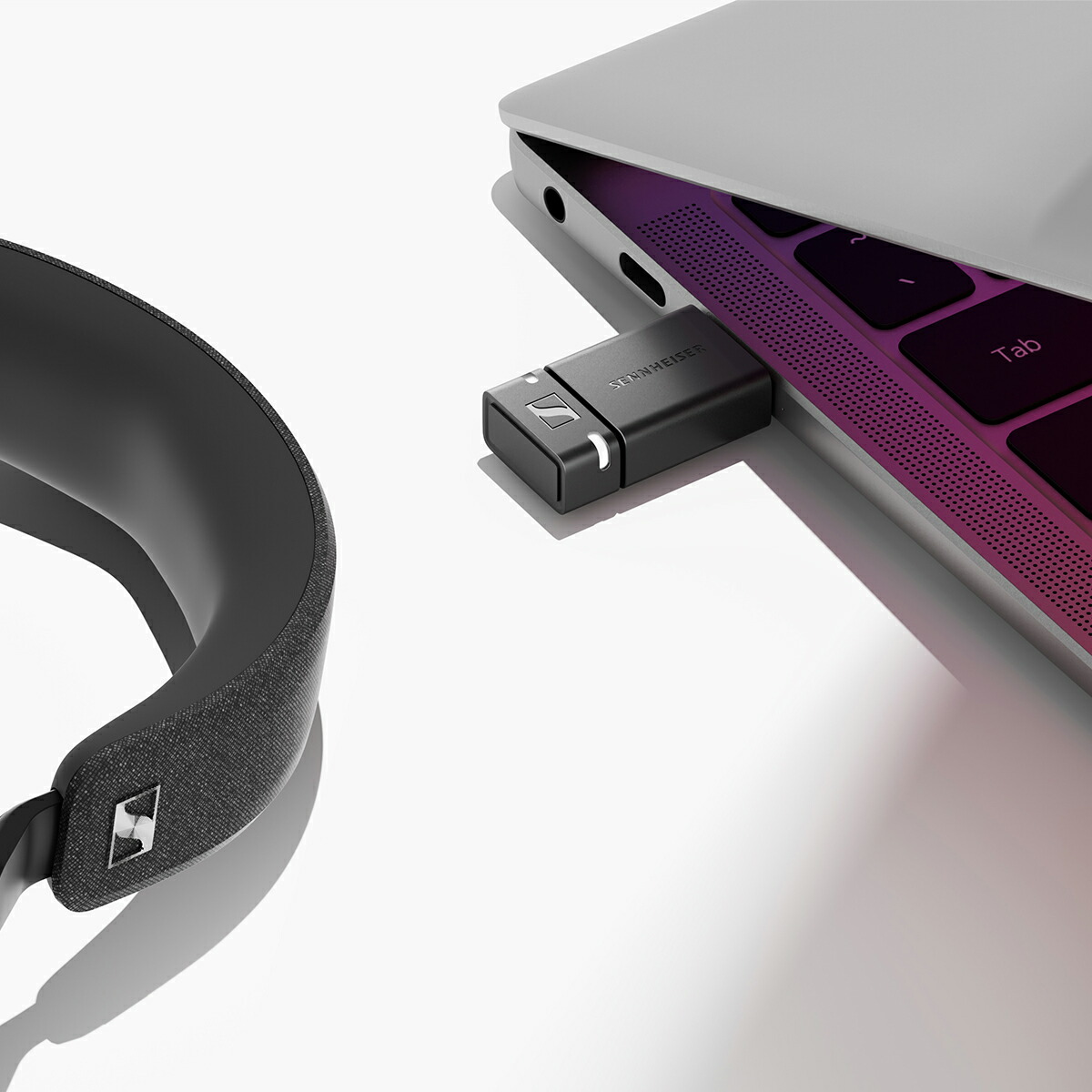 楽天市場】ゼンハイザー公式 Sennheiser Bluetooth USB アダプター BTD