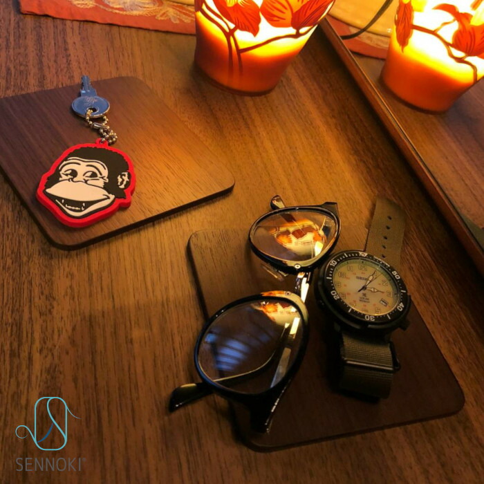 楽天市場】SENNOKI 四角 コースター おしゃれ 木製 北欧 大きめ