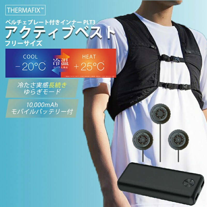 楽天市場】【あす楽】【熱中症対策 ペルチェベスト】THERMAFIX