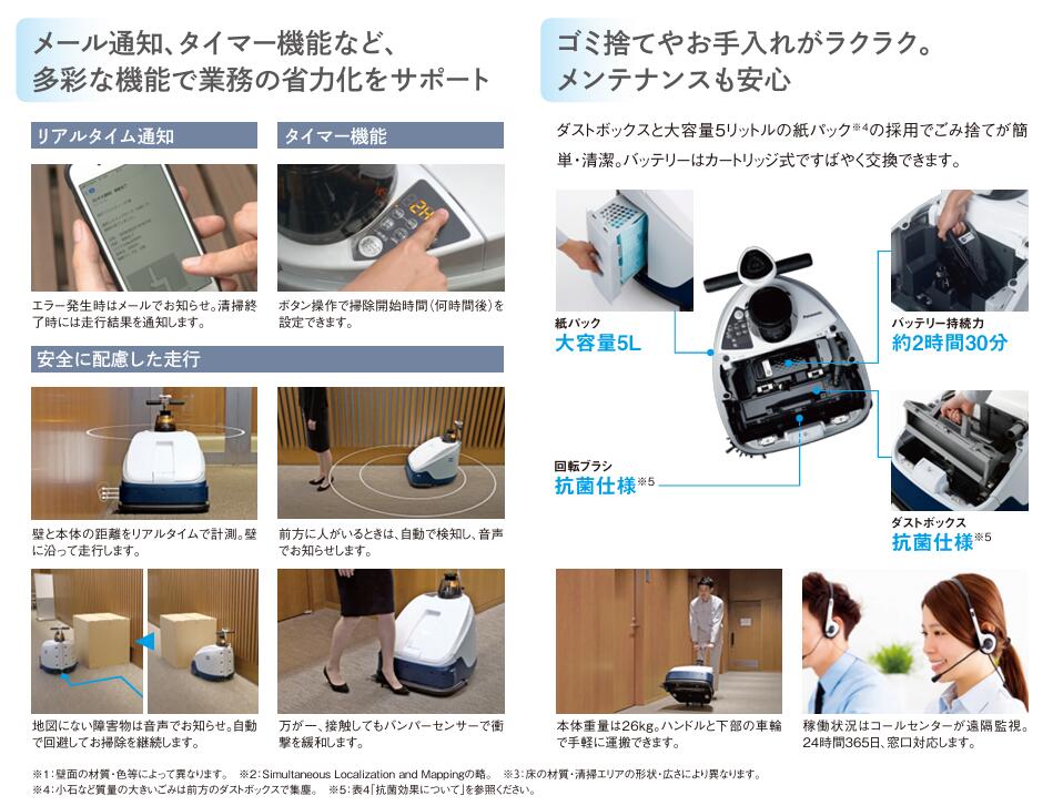 楽天市場】パナソニック業務用ロボット掃除機 [RULO pro] [MC-GRS2M