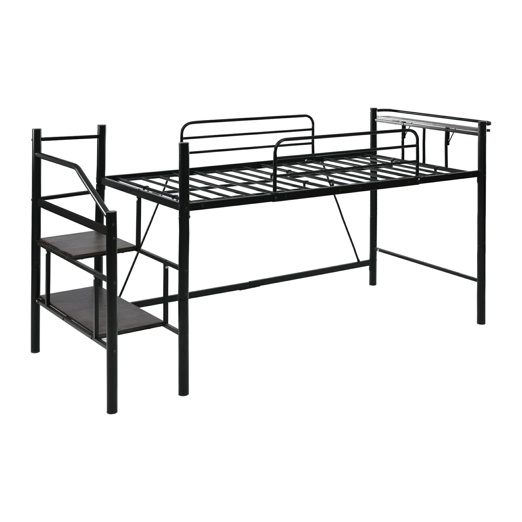 楽天市場】【パイプ床板・Sシングル】ロフトベッド パイプベッド