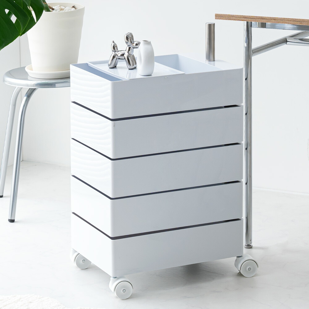 楽天市場】[期間限定]10%OFFクーポン3/8 0時〜 ワゴン キャスター付き