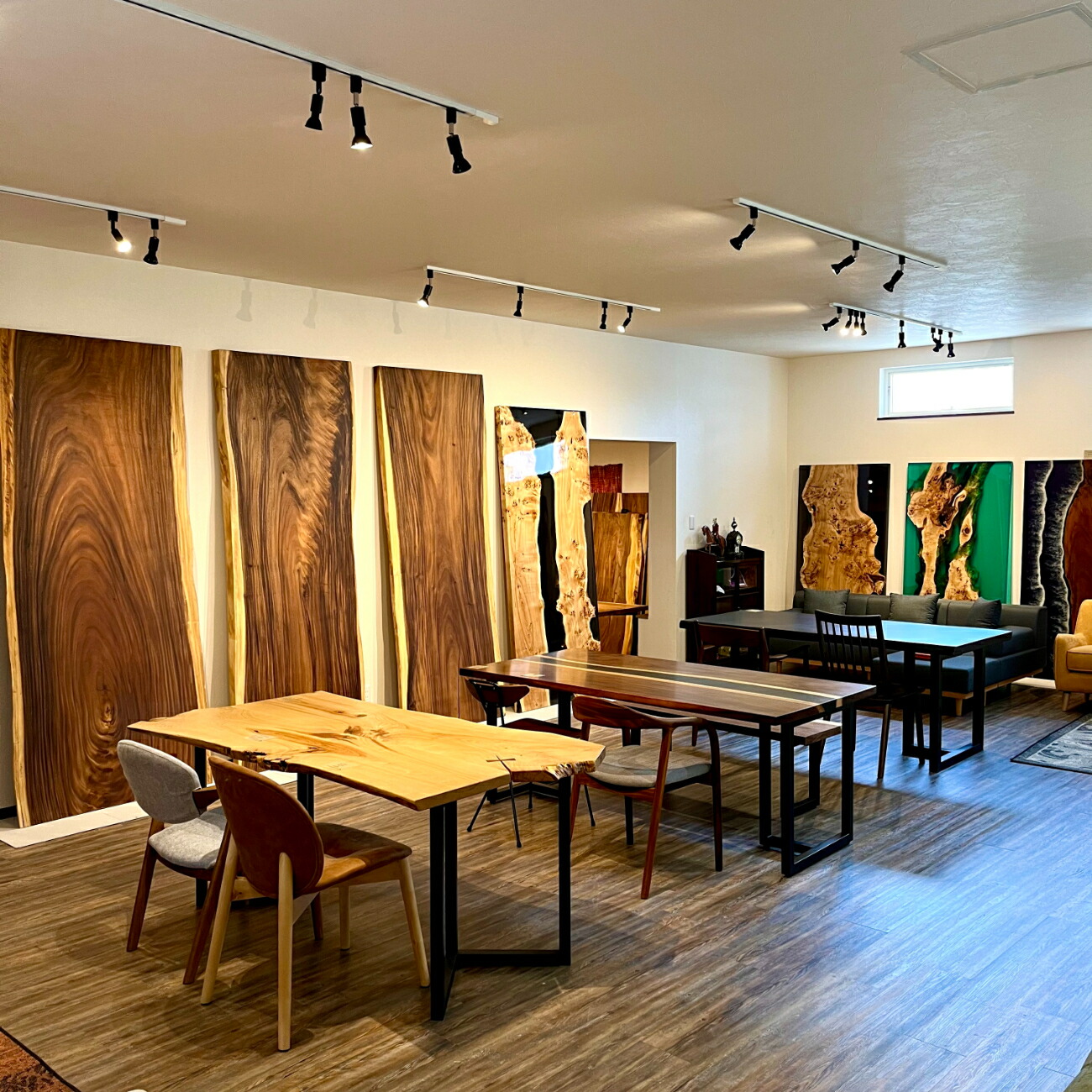 楽天市場】一枚板 テーブル 6人用 8人用 無垢 ダイニングテーブル 一枚