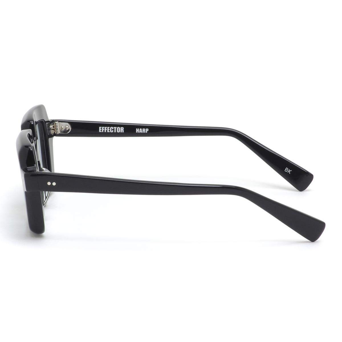 楽天市場】エフェクター メガネ HARP BK/BL 40 サングラス仕様 カラー