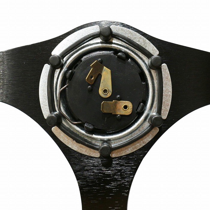 楽天市場】カーボン調パネル レザー＆ステッチ ステアリング 320φ 青