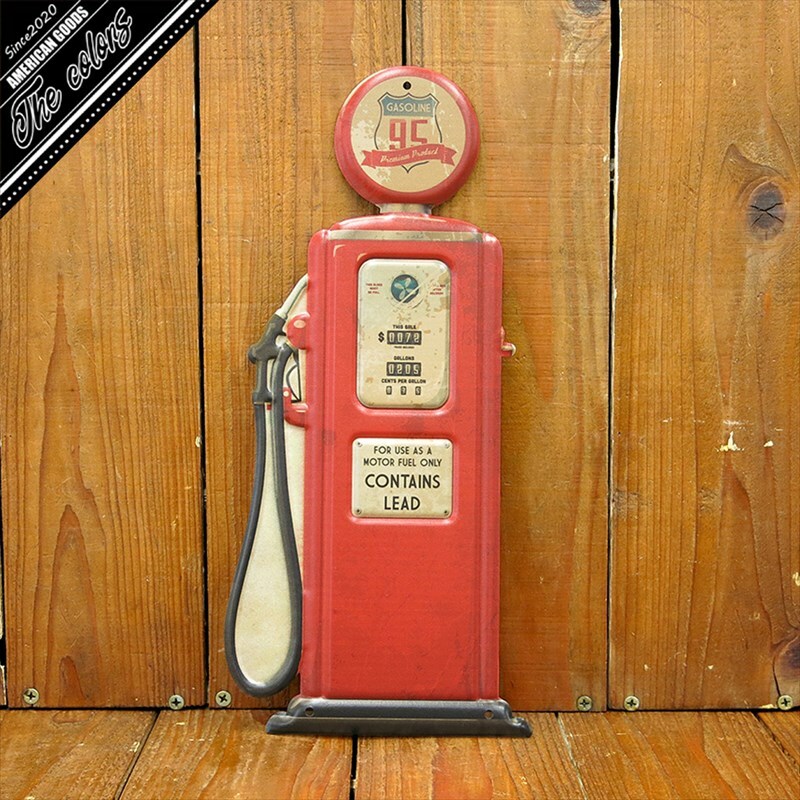 楽天市場】ガソリンスタンド（カラーレッド）（インテリア・寝具・収納