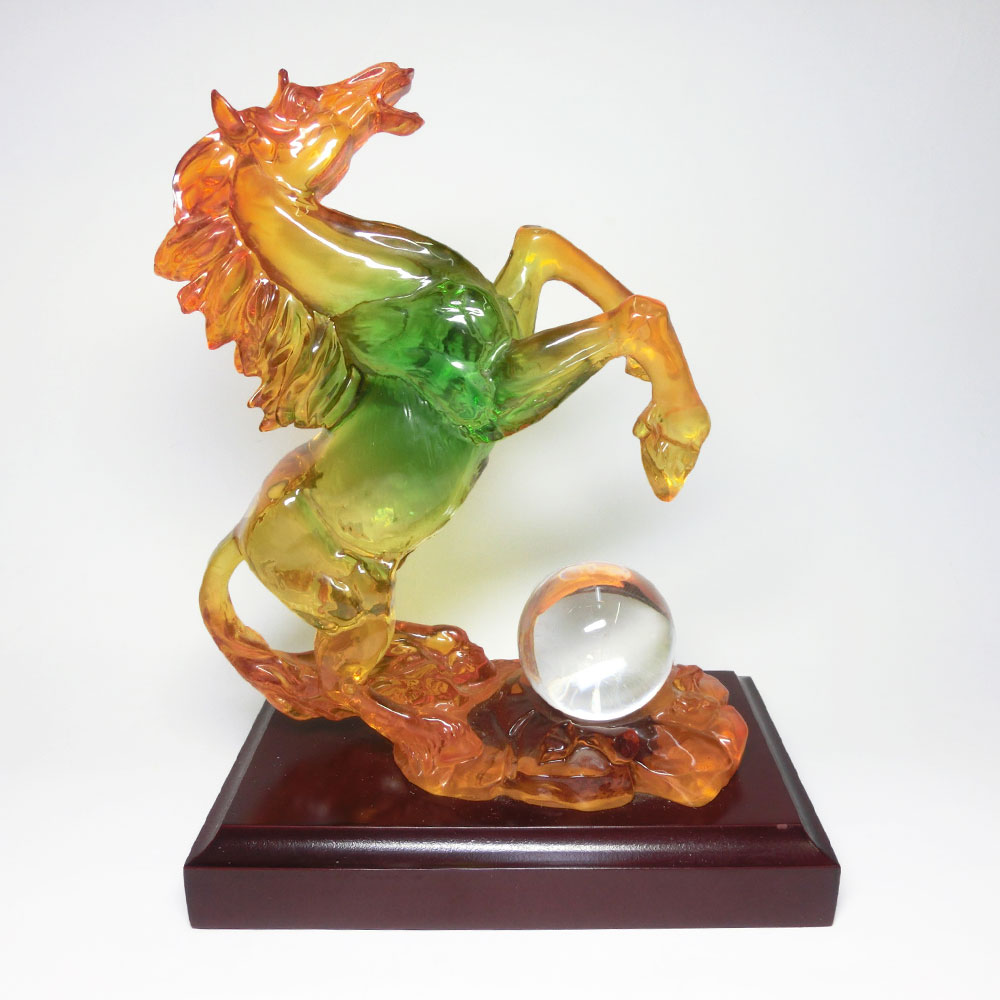 楽天市場】アウトレット【現品限り】 瑠璃色 宝寿馬 (高さ約27.0cm