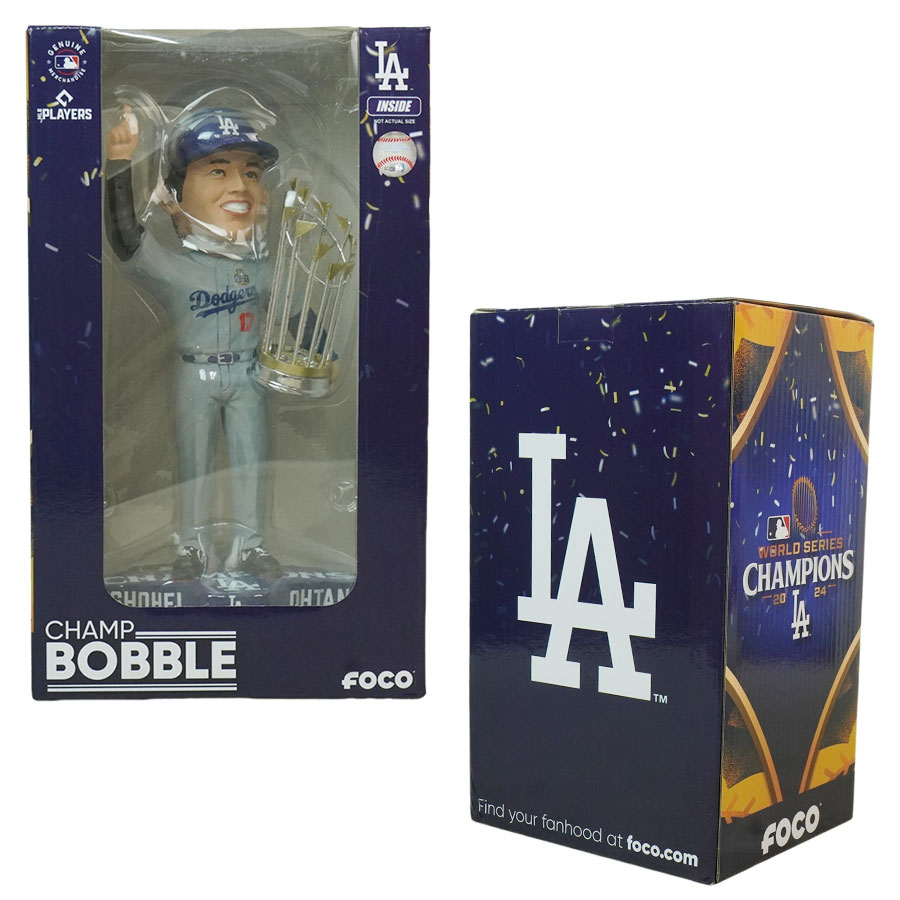 楽天市場】大谷翔平 ボブルヘッド 8インチFOCO MLB CHAMP BOBBLE WORLD
