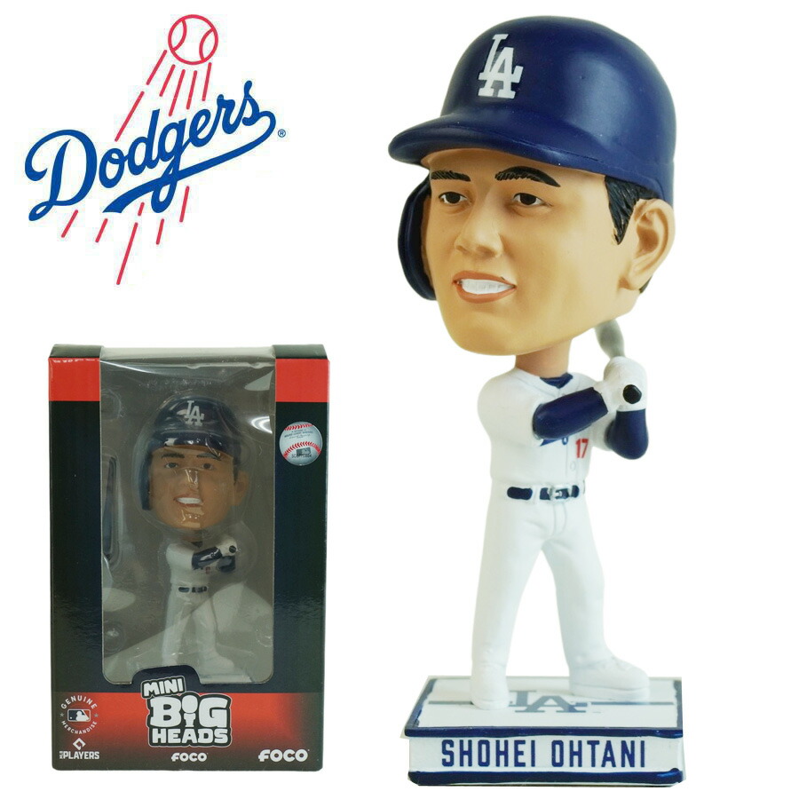 楽天市場】大谷翔平 ボブルヘッド 4.5インチFOCO MLB MINI BIG HEADS