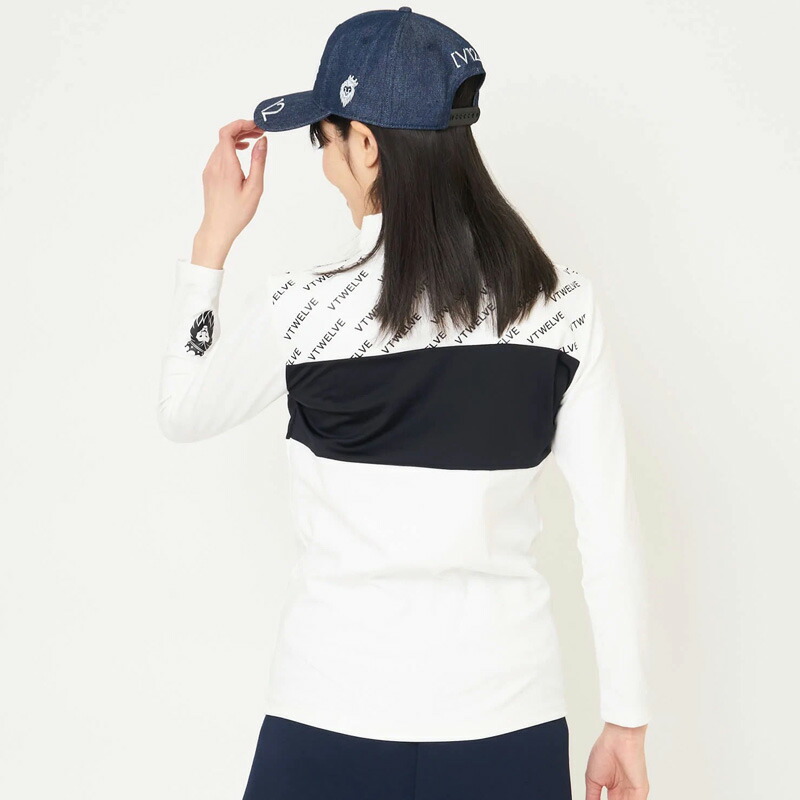 楽天市場】V12 ゴルフ レディース モックネック長袖シャツ ストレッチ