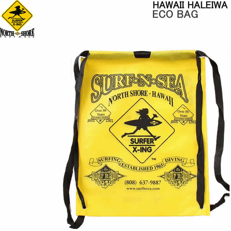 楽天市場】HAWAII HALEIWA SURF N SEA ECO BAG サーフ アンド シー