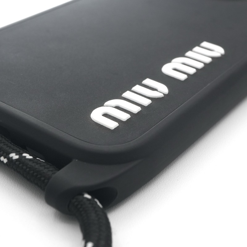 楽天市場】ミュウミュウ MIUMIU 携帯・スマホアクセサリー ブラック