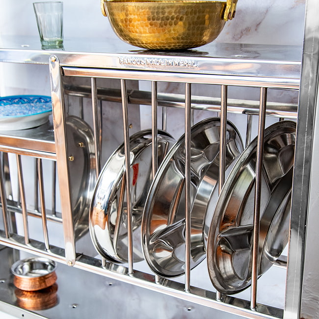 楽天市場】SuperSale 【送料無料】 インディアンキッチンラック 食器棚