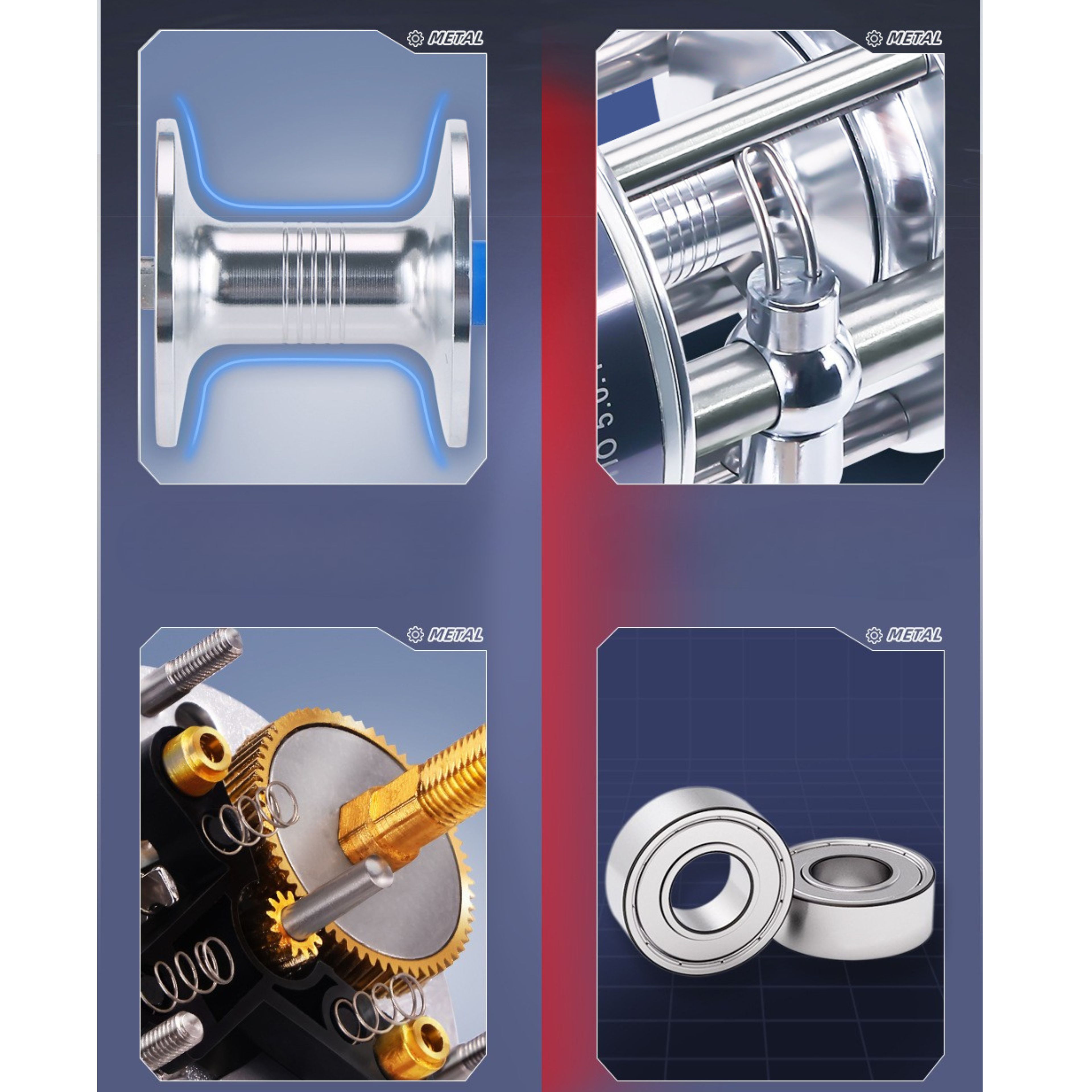 楽天市場】【送料無料】 ベイトリール ビッグベイトリール