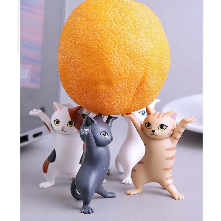 楽天市場】猫 5匹セット ペンスタンド イヤホンスタンド おもしろ雑貨