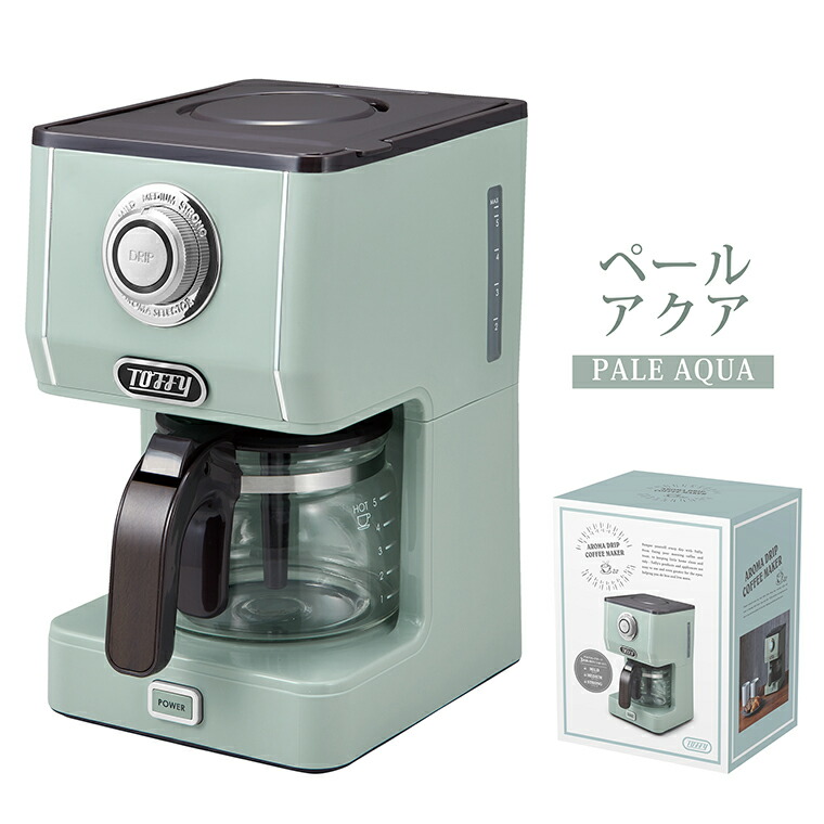 楽天市場】【ポイント10倍】 Toffy アロマドリップコーヒーメーカー