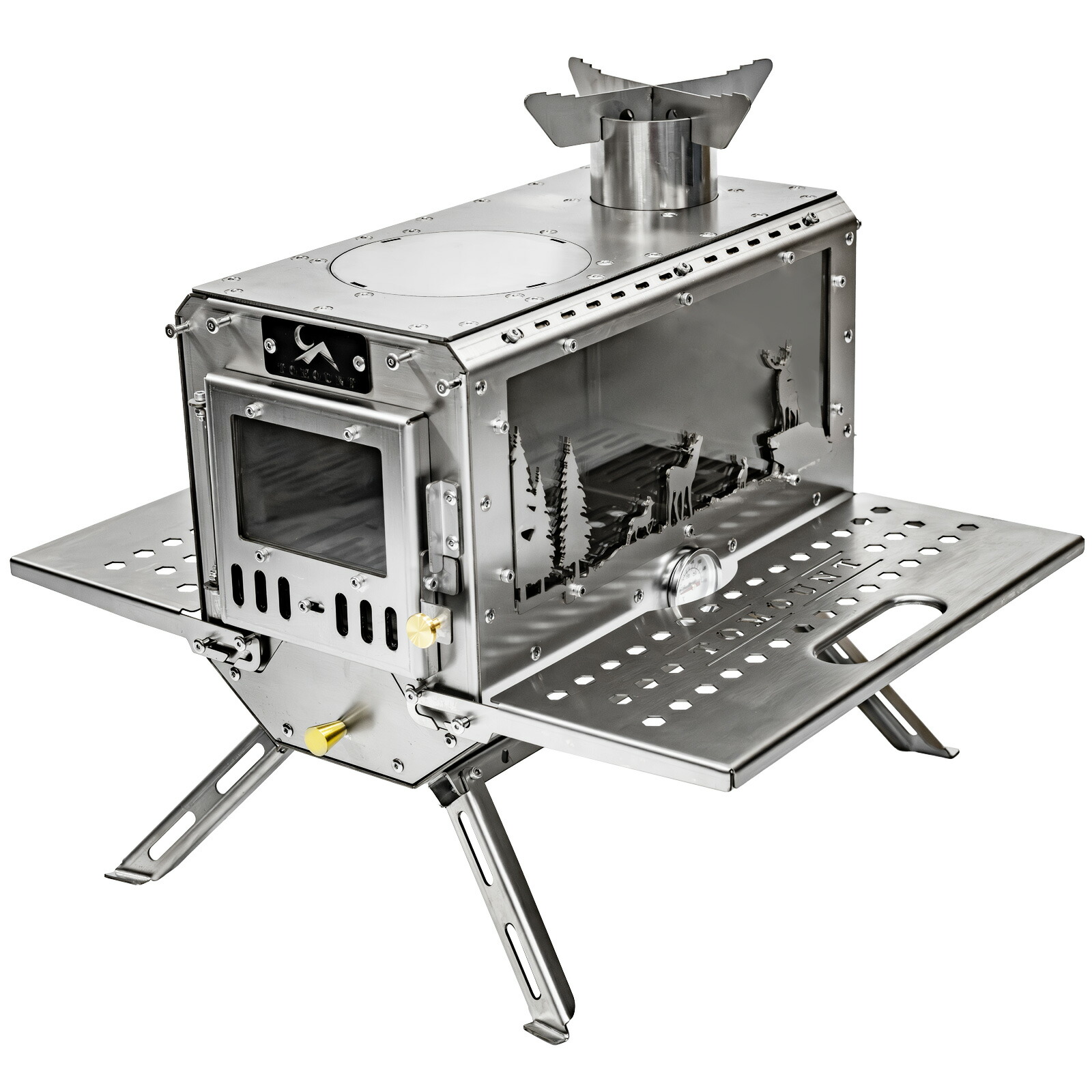 楽天市場】【TOMOUNT公式】TOMOUNT 薪ストーブ 二面窓 高燃焼効率