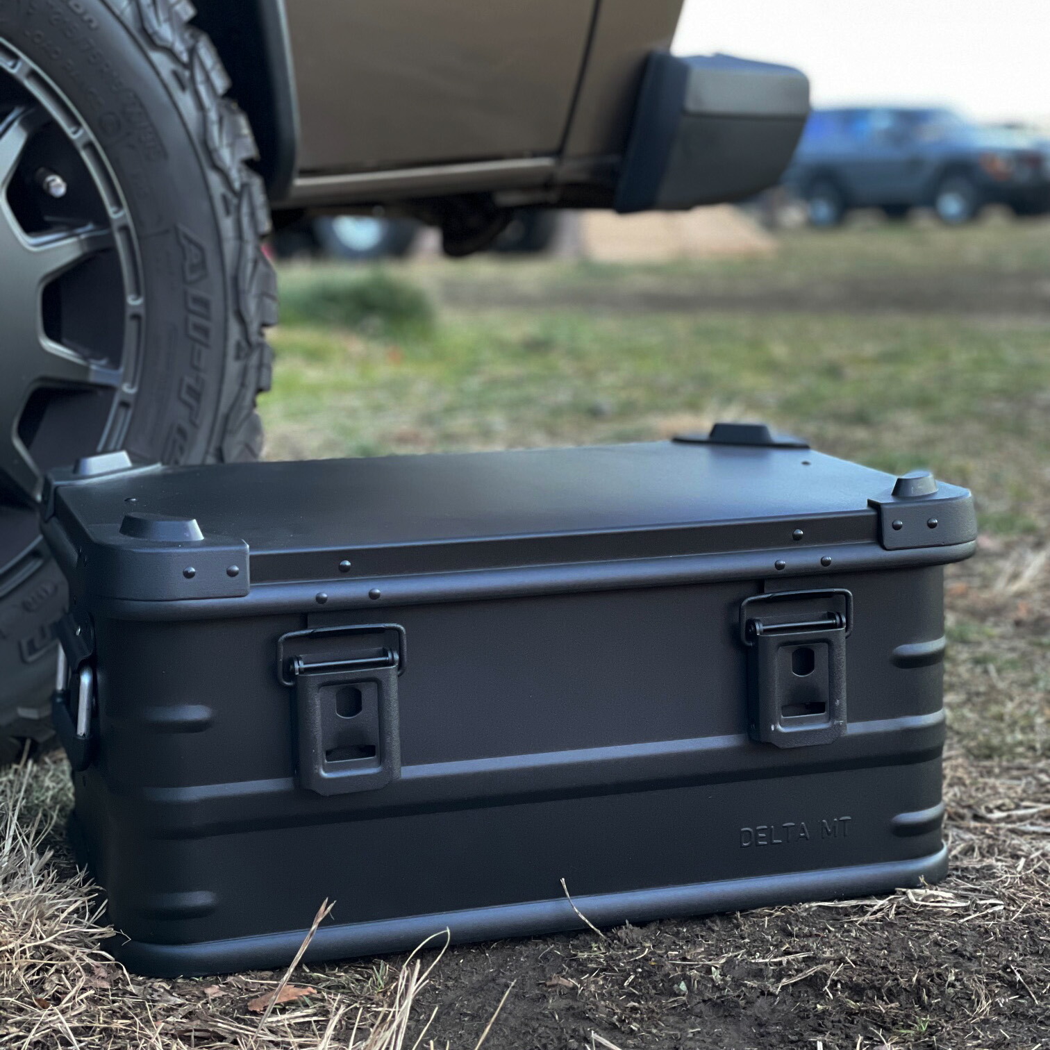 楽天市場】DELTA/MT Extreme X 39アルミコンテナ ブラック アルミ収納