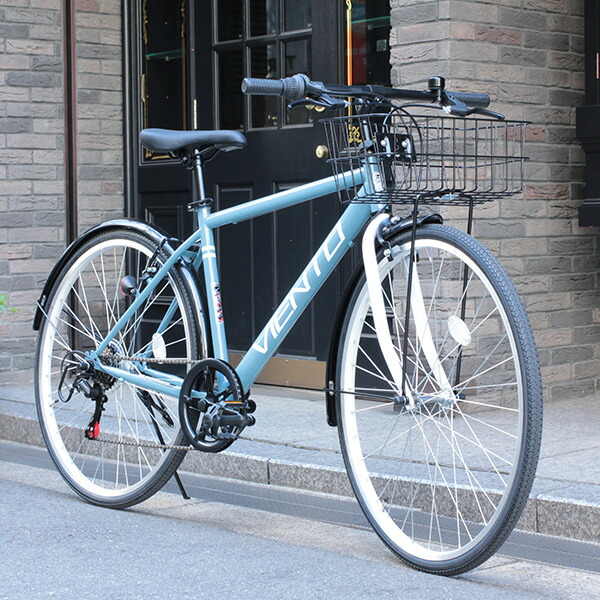 楽天市場】【自転車専門店】自転車 クロスバイク カゴ付 26インチ