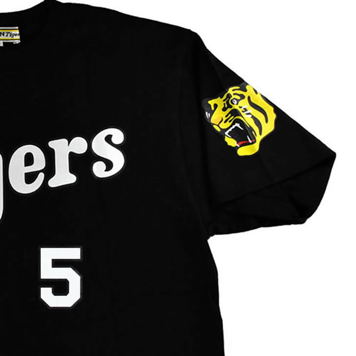 楽天市場】阪神タイガース tシャツ 近本 背番号5 ブラック（L／S