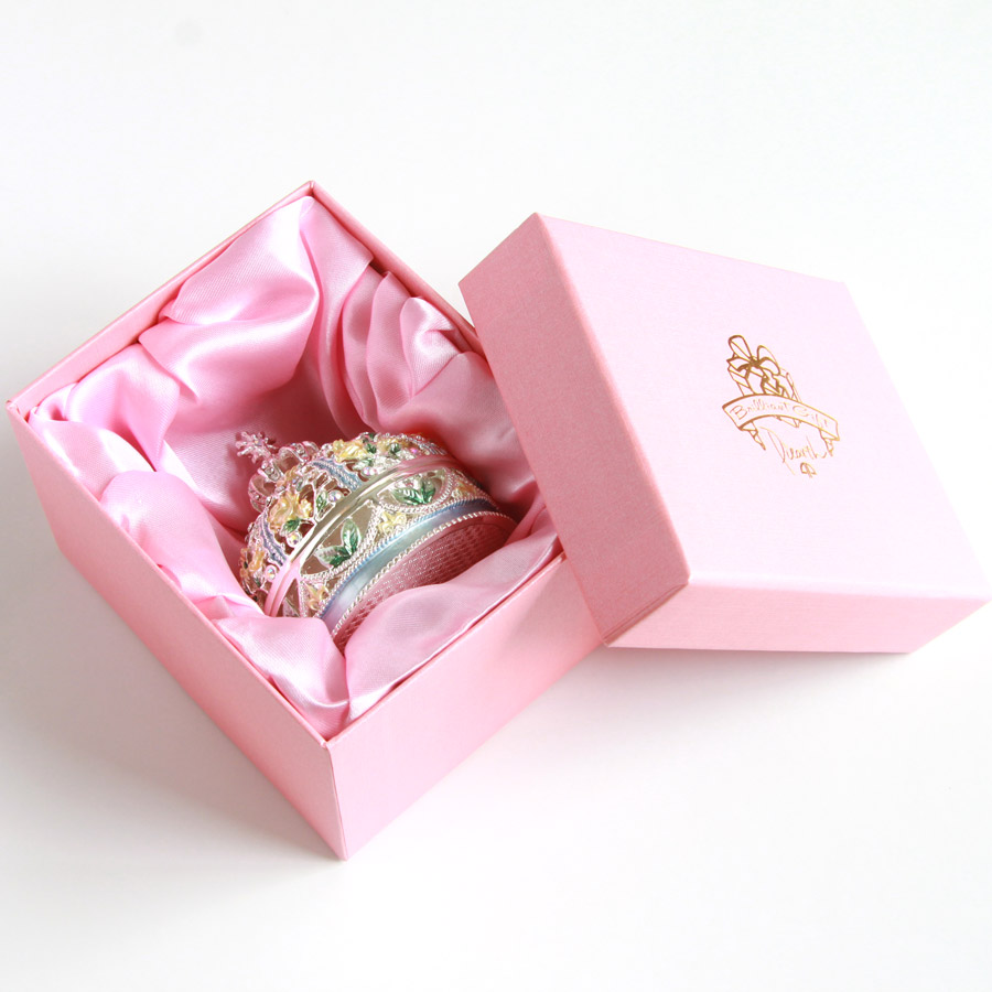 楽天市場】＜ローズクラウン ジュエリーボックス＞バラ 薔薇 王冠 誕生